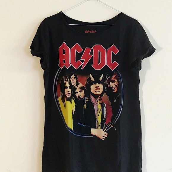 AC/DC highway to Hell back in black band tshirt tee top hot topic rock music - Picture 2 of 4